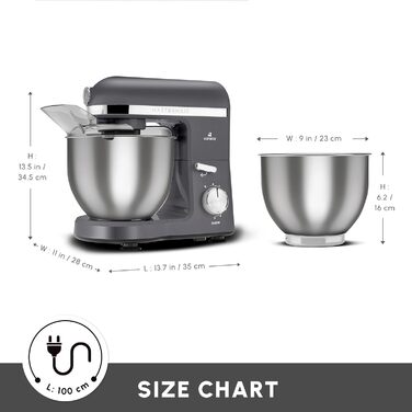 Міксер 5 л 1500 Вт KARACA