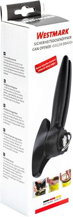 Інструкція з консервного ножа Westmark - безпечний консервний нож з плоскогубцями - велика поворотна ручка для безпечного використання - нержавіюча сталь/пластик (білий) (Bravo)