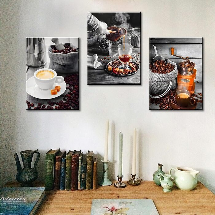 Настінні картини сучасні 30 x 40 см без рамки, 3 шт. burkfeeg