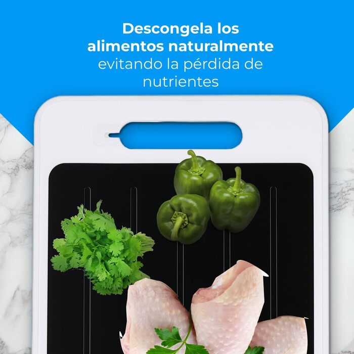 Доска для размораживания и нарезки 36,5 x 25 см, белый NK