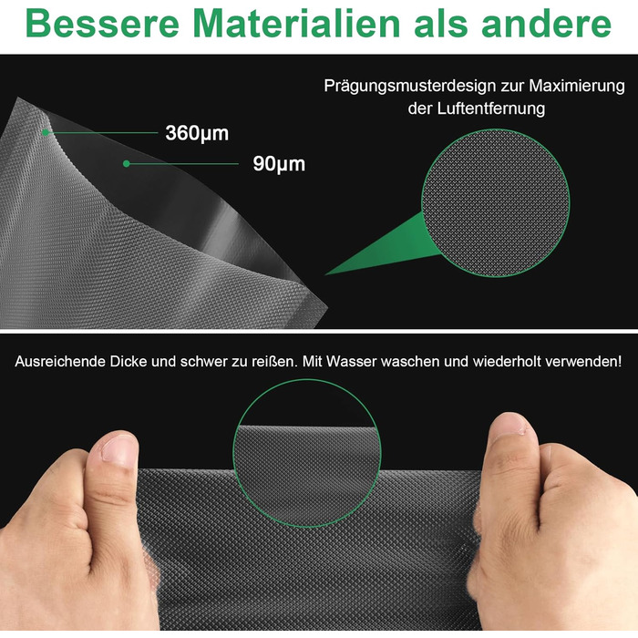 Вакуумні пакети 100 пакетів 15 x 20 см Gokilife