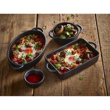 Каструля, 9х4 см, 170 мл, ефект чавуну, GenWare