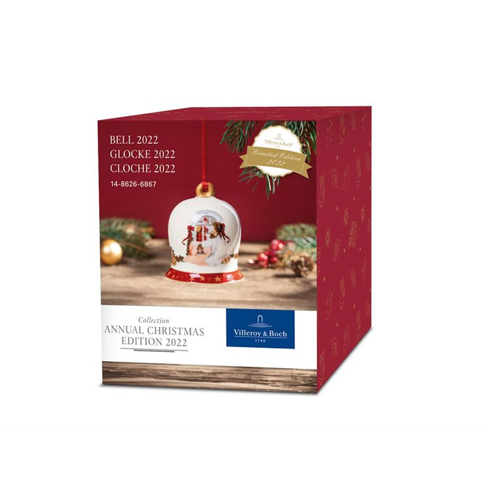 Ялинкова прикраса дзвіночок 6 см Annual Christmas Edition 2022 Villeroy & Boch