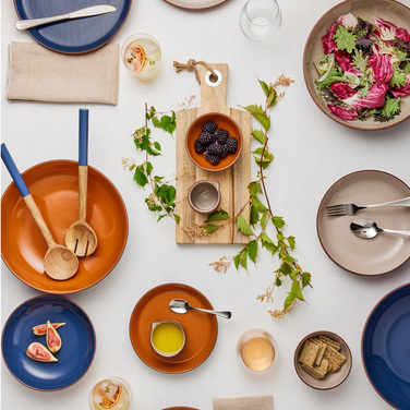 Тарілка обідня, синя, кераміка, діам. 19 см Maxwell & Williams