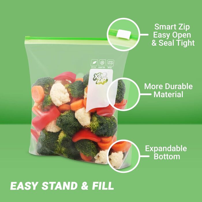 Вакуумні пакети 40 пакетів 22 х 22,8 см XupZip