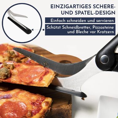Ножиці для піци з гострим лезом з нержавіючої сталі Loftern