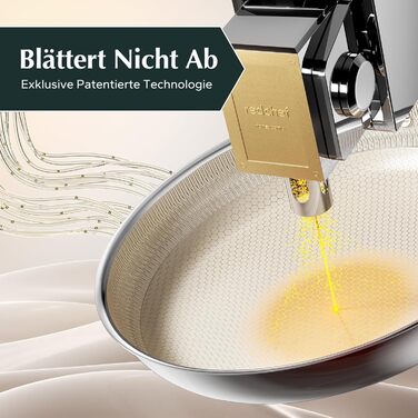 Набор сковород 24, 20, 28 см с сотовой структурой, 3 предмета Redchef