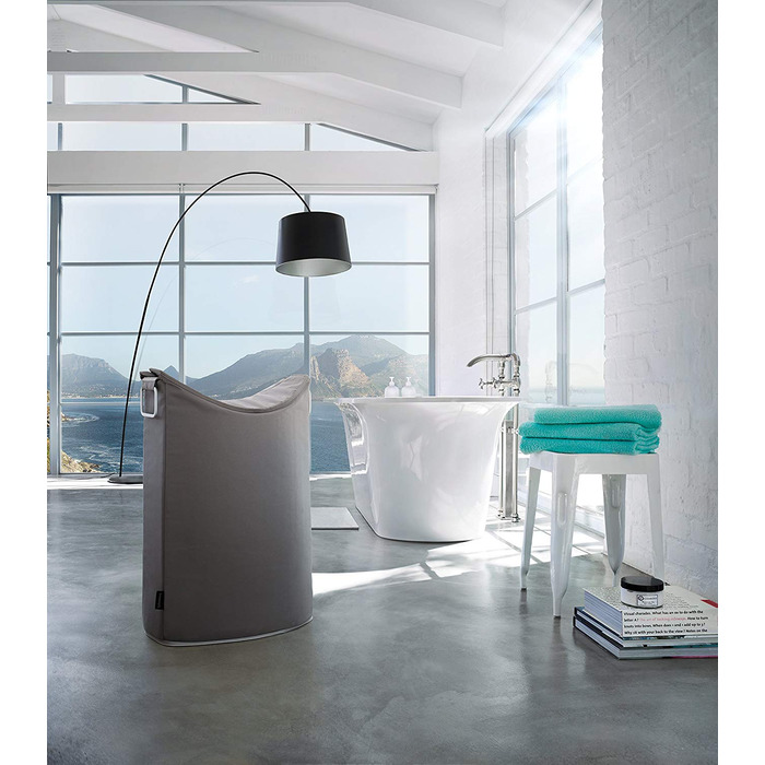 Кошик для білизни вузька темно-сірий Frisco Blomus