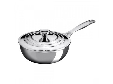 Професійна сковорода з кришкою 20 см 3 PLY PLUS Le Creuset