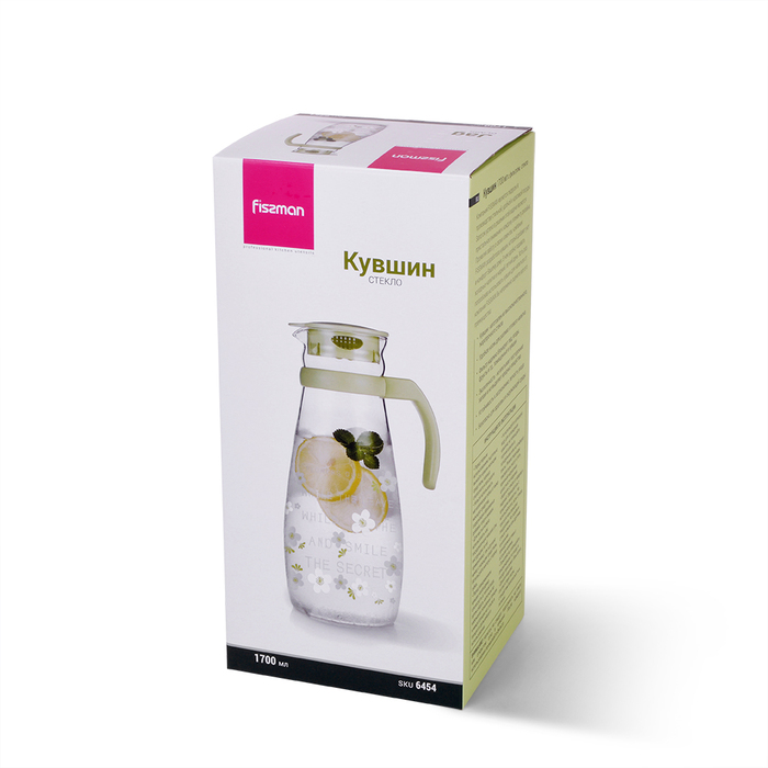 Глечик для напоїв з фільтром Fissman 1700 мл (6454)
