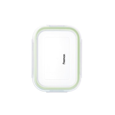 Контейнер Fissman з кришкою 18x13x6 см / 630 мл жаростійке скло (17315)