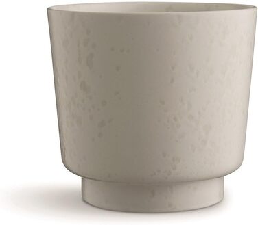 Кашпо из керамогранита 18,5 см, белый мрамор Ombria Kähler