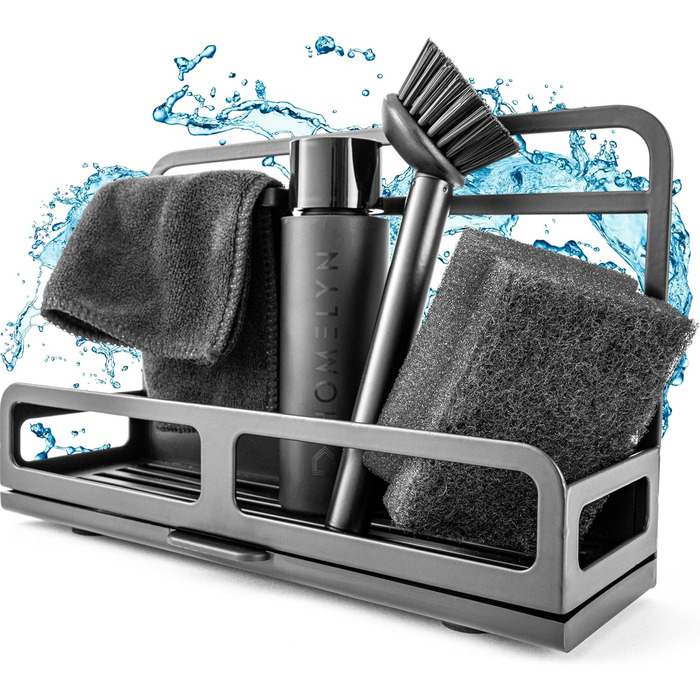 Губки для миття посуду, 10 шт., 4x7x9 см I Сірий колір I Двошарові, м&39яка сторона та сторона для чищення I Для каструль, сковорідок та посуду I Кухонний помічник Губка для прибирання Кухонна губка Губка для прибирання (набір органайзерів)