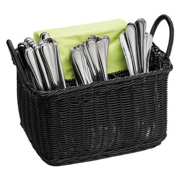 Кошик для столових приборів 26 х 18 см чорний APS