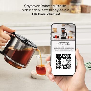 В 1 розмовляюча автоматична скляна машина для заварювання чаю та фільтр-кави, 4