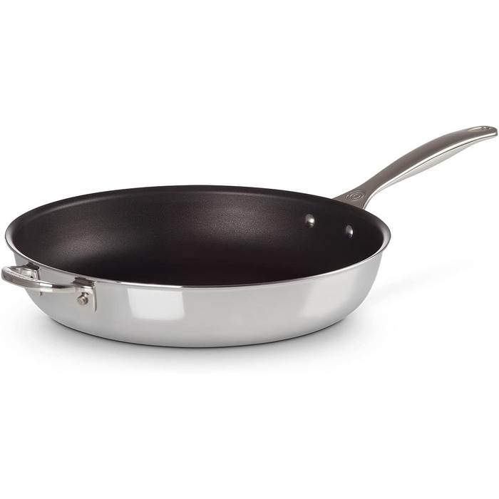Сковорода 32 см з антипригарним покриттям 3-ply Plus Le Creuset
