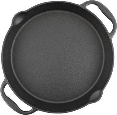 Сковорода-гриль чавунна 35 см з ручками BBQ-Toro