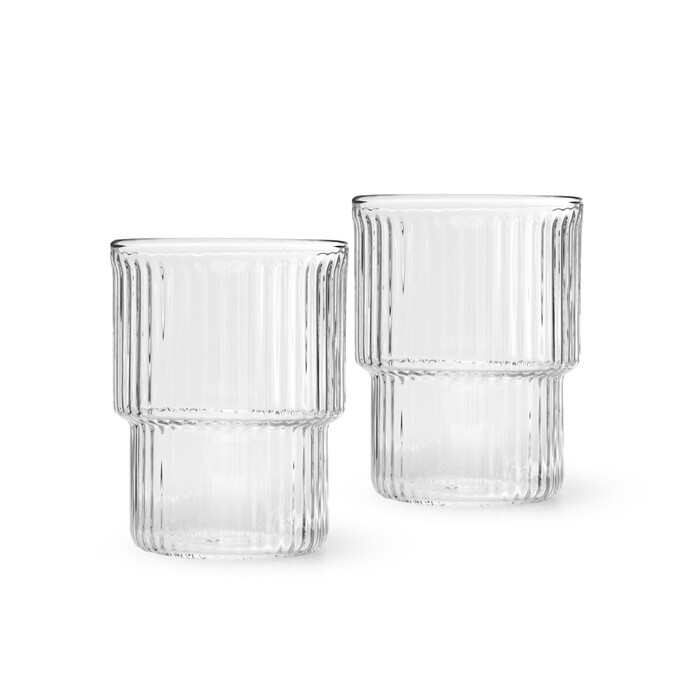 Набор из 2-х стаканов Fissman 370 мл жаростойкое стекло (6599)