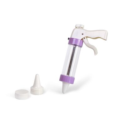 Кондитерський шприц з 13 дисків для печива і 6 насадок для крему Fissman