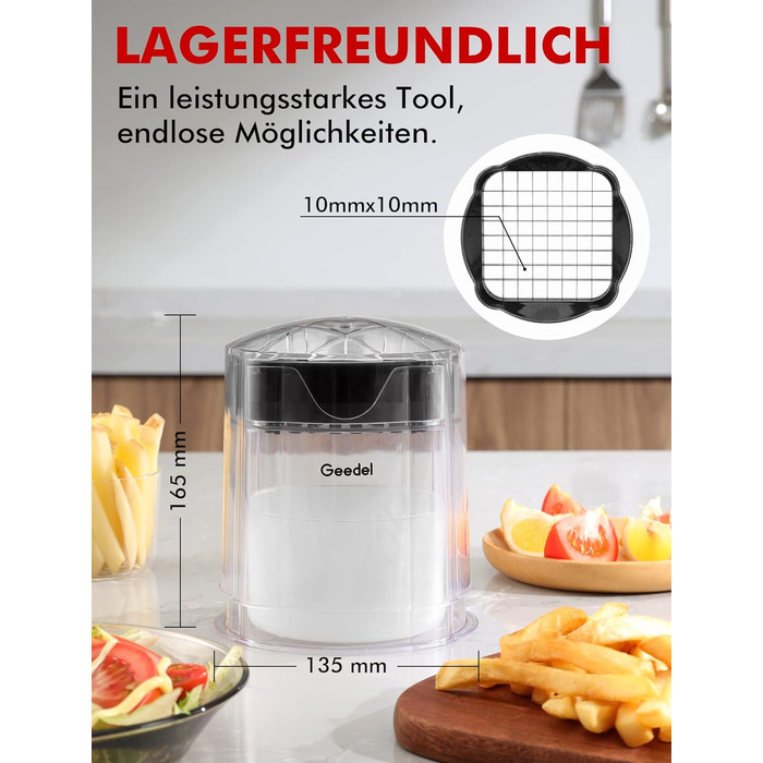 Французький різак для чіпсів Geedel