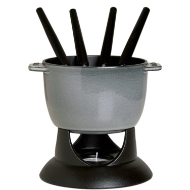 Набір для фондю Petite 0.7 л, 9 предметів Graphite Grey Staub