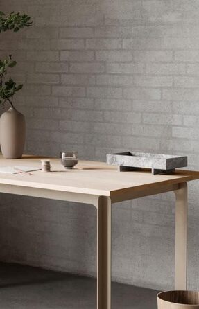 Мармуровий піднос -ABENTO- Органайзер для сервірувальних підносів 7,5x30x18 см (ДxШxВ) (66662) (7,5 x 30 x 18 см, акуляча шкіра)