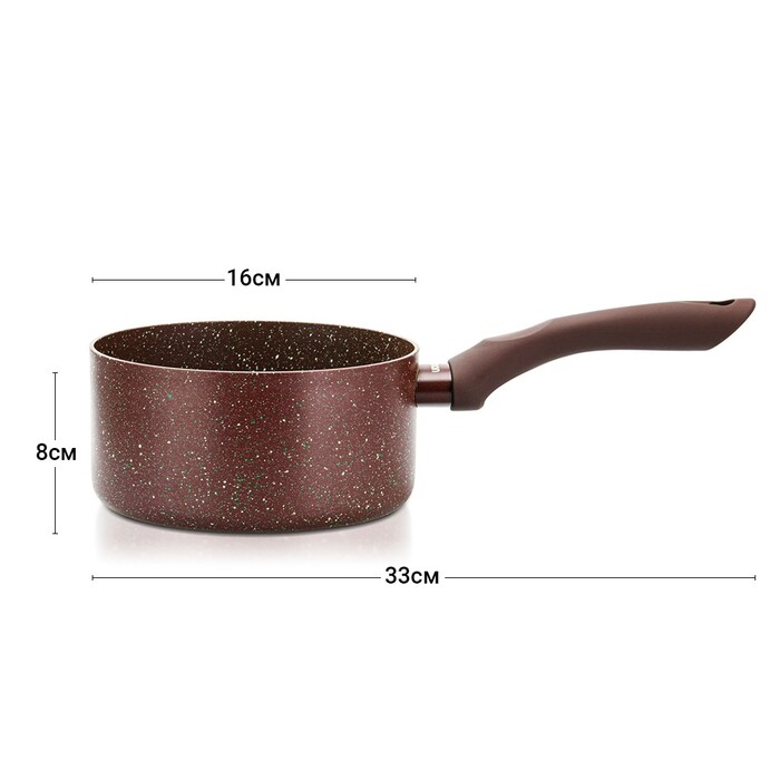 Ківш Fissman MOSSES STONE 16x8 см без кришки (14939)