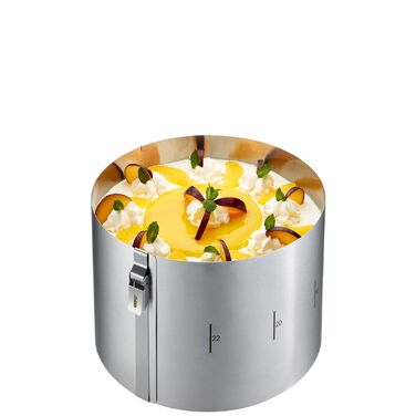 Кільце для торта із затискачем, 15 см Tondo Clip Gefu