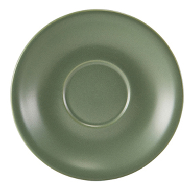 Блюдце 13,5 см, зеленое матовое, Matt Sage, Color Tea, GenWare