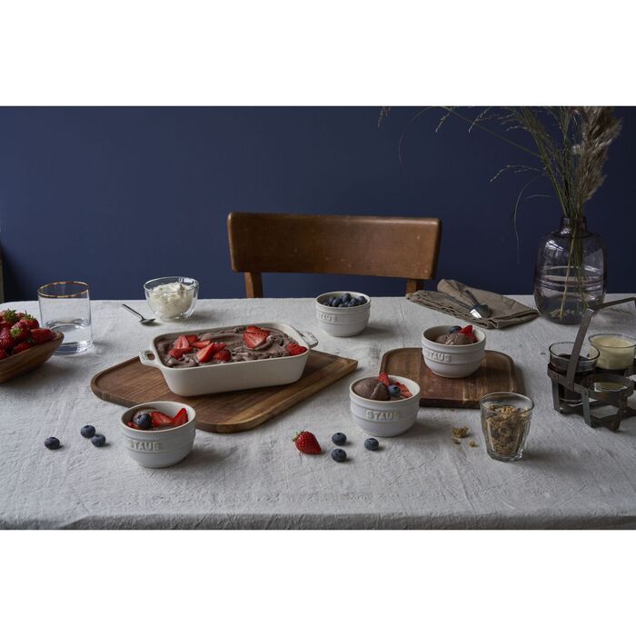 Форма для запікання, 3 предмети Біла Staub