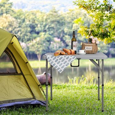 Складаний стіл для кемпінгу 87 х 87 см HollyHOME