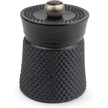 Ручная мельница для перца, классическая регулировка помола, Высота 8 см, Чугун, Черный, 35402 8 см Single Black