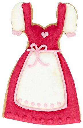 Форма для печива у вигляді баварського сукні, 9 см, RBV Birkmann