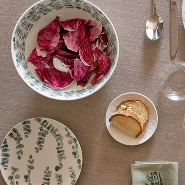 Тарілка для салату La Porcellana Bianca SEMPREVERDE, порцеляна, діам. 21 см