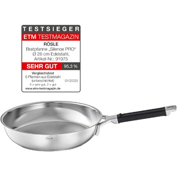 Сковорода 28 см, нержавіюча сталь Silence Pro Rosle