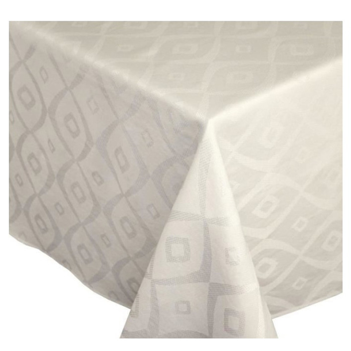 Скатертина 150 х 200 см (бежевий), 100% поліестер Tradilinge Brunch Ecru