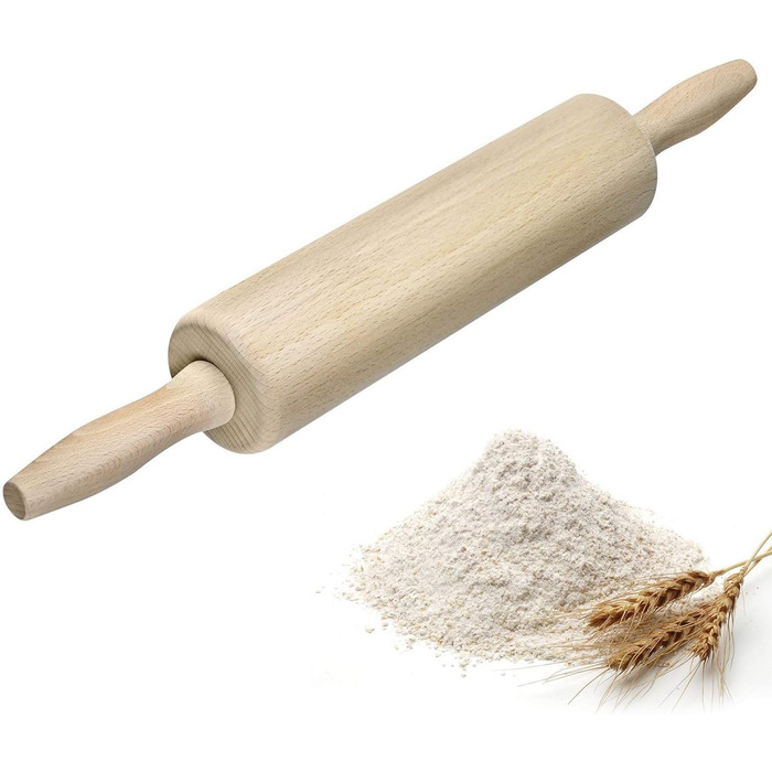 Валик для выпечки Westmark с 4 распорными кольцами, по 1 кольцу 10 мм, 6 мм, 3 мм, 2 мм, со шкалой, нержавеющая сталь/пластик, серебристый/белый/голубой/светло-зеленый/оранжевый/красный, 30452260 (скалка)