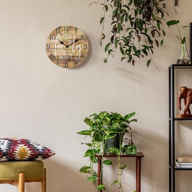 Безшумний настінний годинник 30 см Lafocuse