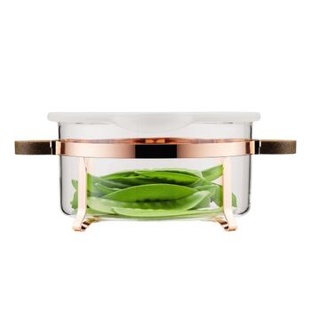 Миска скляна з силіконовою кришкою 2,5 л Chambord Bodum