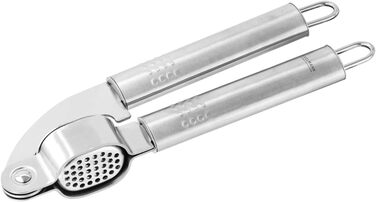 Відкривачка Fackelmann OVAL GRIP, практична відкривачка для консервів з нержавіючої сталі, універсальна відкривачка з ергономічною ручкою (колір сріблястий), кількість ука (19 x 5,5 x 3 см)