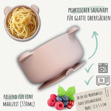 Набір дитячого посуду з гравіюванням імені - виделка, ложка і миска, індивідуальні подарунки для малюків від 1 року, хлопчика чи дівчинки, від 12 місяців (набір без нагрудника) (рожевий)