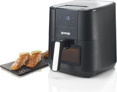 Gorenje Мультипечь 1350Вт, чаша-5.4л, сенсорное управл., 8 авто. программ, пластик+металл, черный