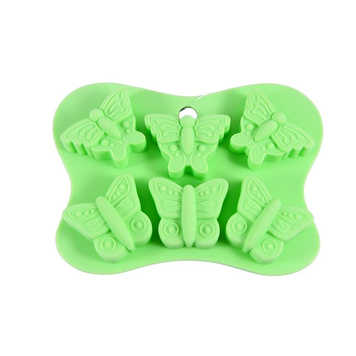 Форма для льоду і шоколаду Fissman 6 осередків Метелики 14x10,5x2 см (6558)