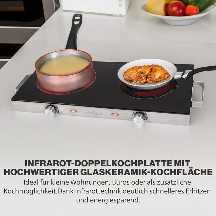 Плита настольная электрическая 2800 Вт PC-DKP 1211 ProfiCook