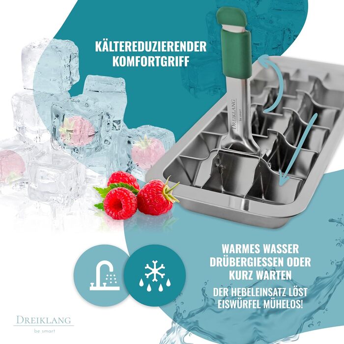 Форма для льоду з нержавіючої сталі Dreiklang - be smart