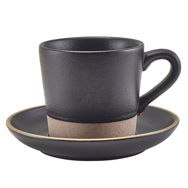 Чашка 340 мл, чорна, Kava Black Stoneware, GenWare