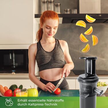 Соковижималка 150 Вт, чорна Slow Juicer Klamer