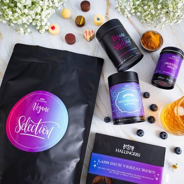 Класичний набір спецій Hallingers - 1 - Подарунковий набір спецій ручної роботи, 12 спецій з усього світу (Набір) - Літній подарунок та ідеальний подарунок для барбекю Подарунок для нової домівки &quotВітаємо дружбу&quot Класичні спеції., 12 спецій (73603