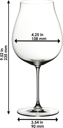 Піно Нуар Старого Світу, набір келихів для червоного вина з 2 предметів, кришталевий келих (Піно Нуар Нового Світу), 6449/07 Riedel Veritas