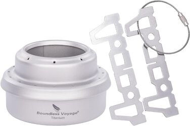 Титановая спиртовая плита 56 г. iBasingo